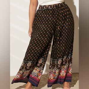 Bohemian Wide-Leg Pants
